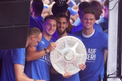 Fussball / firo Aufstiegsfeier Schalke 04 16.05.2022